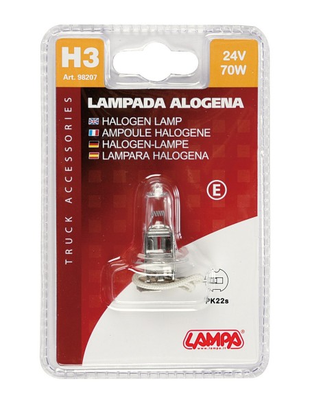 LAMPADA H3 24V 70W PK22S