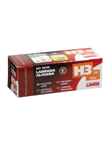 LAMPADA H3 24V 70W PK22S SCATOLA