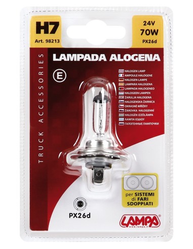 LAMPADA H7 24V 70W PX26D