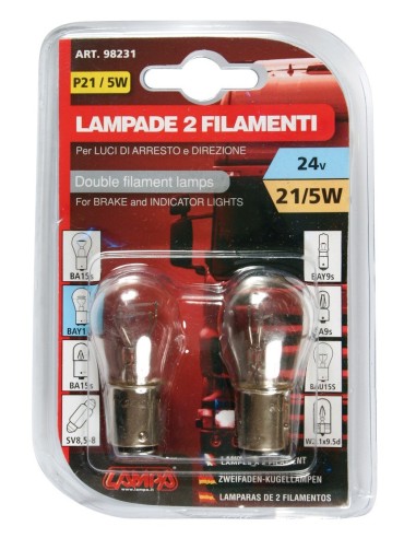 CP.LAMPADE 24V 21/5W P21/5W BAY15D