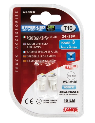 CP.LAMPADE T10 28V 1 SMD