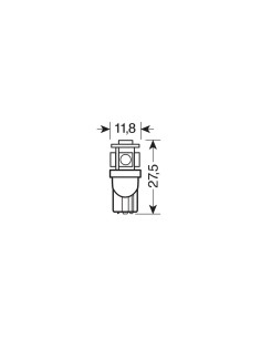 CP.LAMPADE T10 28V 5 SMD 2