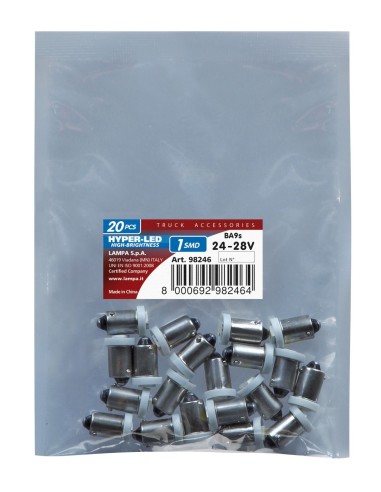 20 LAMPADE BA9S 28V 1 SMD