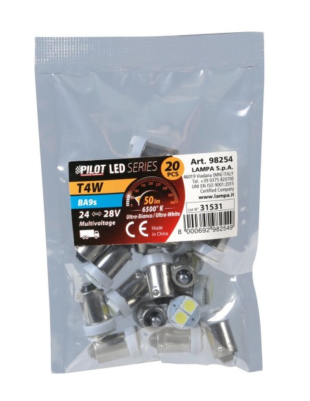 20 LAMPADE BA9S 28V 2 SMD