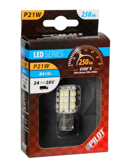LAMPADA BA15S 28V 39SMD BIANC