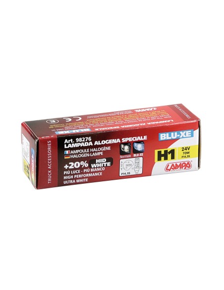 -LAMPADA H1--BLU-XE--24V.70W SCATOLA-