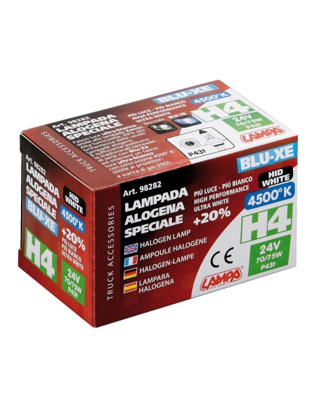 -LAMPADA H4--BLU-XE--24V.70/75W SCATOLA-