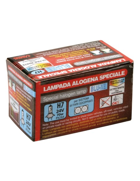 -LAMPADA H7--BLU-XE--24V.70W SCATOLA-
