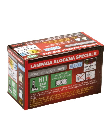-LAMPADA H11--BLU-XE--24V.70W SCATOLA-