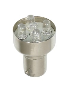 LAMPADA 24V 5 LED LUCE BLU BA15S