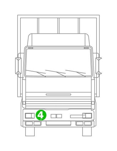 -NUMERO ADESIVO --4-- 220MM-