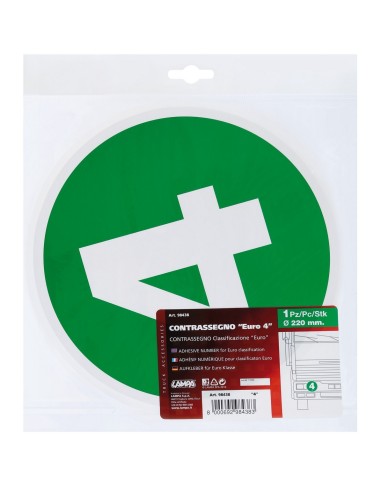 -NUMERO ADESIVO --4-- 220MM-