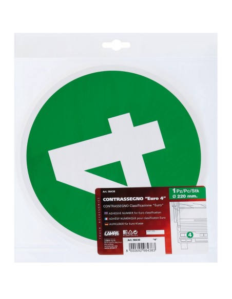 -NUMERO ADESIVO --4-- 220MM-