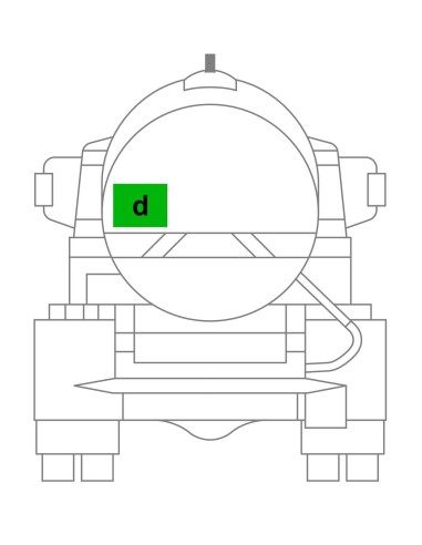 -LETTERA ADESIVA--D--500X400MM MERCE DEPERIBILE-