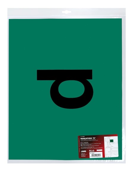 -LETTERA ADESIVA--D--500X400MM MERCE DEPERIBILE-