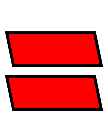 -CP.STRISCE ROSSE --CONTO PROPRIO-- 307 X 120 MM-