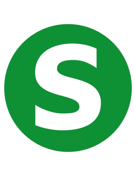 -LETTERA ADESIVA --S-- 220MM-