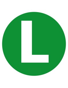 -LETTERA ADESIVA --L-- 220MM-