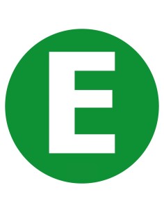 -LETTERA ADESIVA --E-- 220MM-