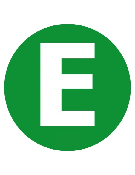 -LETTERA ADESIVA --E-- 220MM-