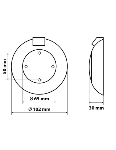 -LUCE INTERNA--IB1--9/21LED 24V BIANCA-
