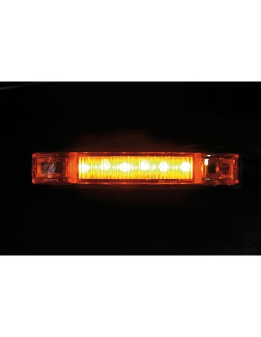 -LUCE INGOMBRO--LA5--6 LED 24V AMBRA-