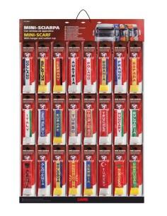-ESPOSITORE --MINI-SCARF--105PZ ASSORTITO, 5 PEZZI