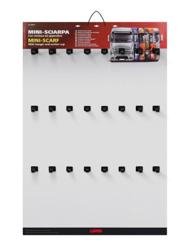 -ESPOSITORE --MINI-SCARF--105PZ ASSORTITO, 5 PEZZI