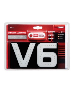 -EMBLEMA--V6--LUCE LED BIANCA- 2
