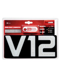 -EMBLEMA--V12--LUCE LED BIANCA- 2