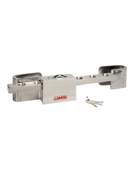 ZANNA JUMBO INOX-- LUCCHETTO ANTIFURTO PORTE POSTE