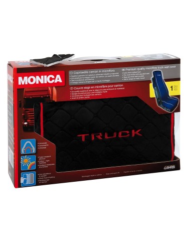 -COPRISEDILE--MONICA--NERO IN MICROFIBRA PER CAMIO