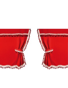 TENDE CENTRALI OSCURANTI ROSSE PER CABINE STANDARD