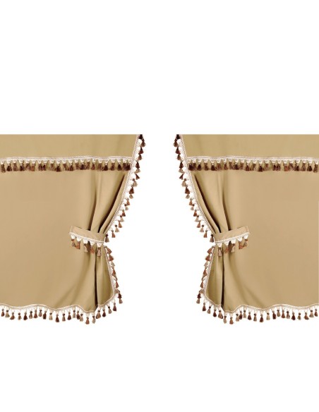 TENDE CENTRALI OSCURANTI BEIGE PER CABINE STANDARD