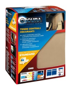 TENDE CENTRALI OSCURANTI BEIGE PER CABINE STANDARD 2