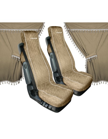 -SET INTERNI --MELISSA-- BEIGE IN MICROFIBRA PER C