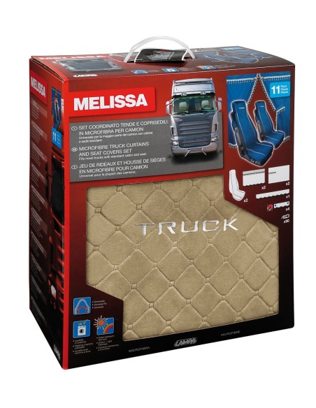 -SET INTERNI --MELISSA-- BEIGE IN MICROFIBRA PER C