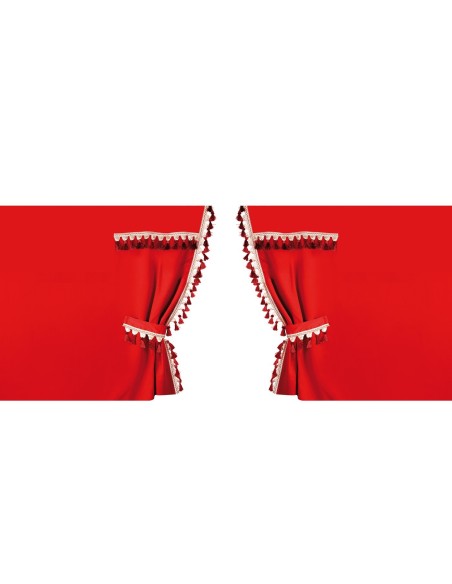 TENDE PERIMETRALI OSCURANTI ROSSE PER CABINA ALTA