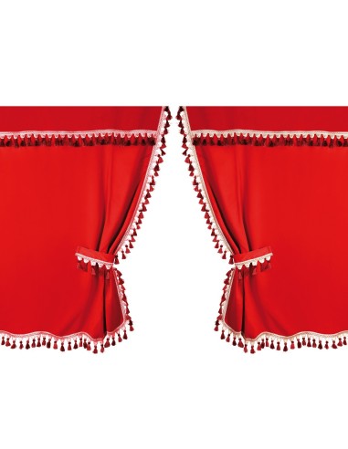 TENDE CENTRALI OSCURANTI ROSSE PER CABINA ALTA