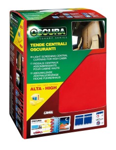 TENDE CENTRALI OSCURANTI ROSSE PER CABINA ALTA 2