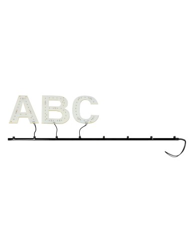 STRISCIA ELETTRICA 24V 50 CM NERA CON CONNETTORI R