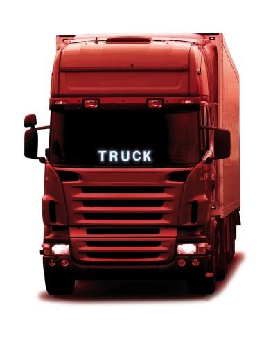 -LETTERA ADESIVA --A-- 24V LED BIANCHI-