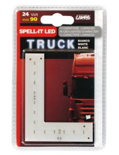 -LETTERA ADESIVA --L-- 24V LED BIANCHI-