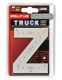 -LETTERA ADESIVA --Z-- 24V LED BIANCHI-