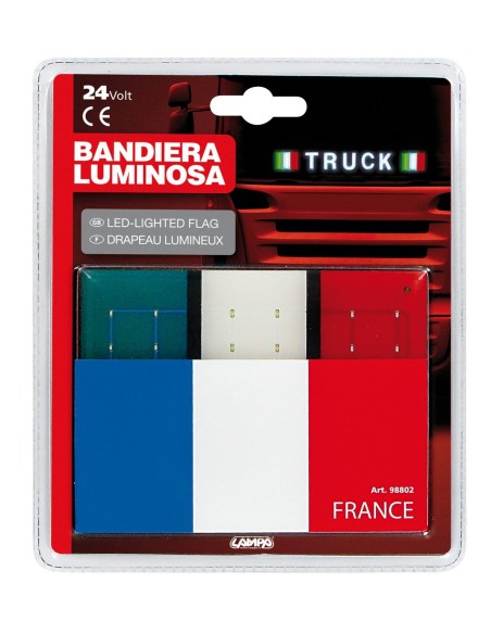 BANDIERA FRANCESE A LED 24V