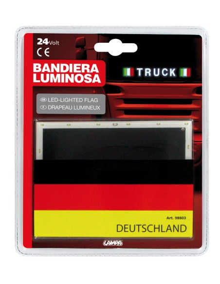 BANDIERA TEDESCA A LED 24V