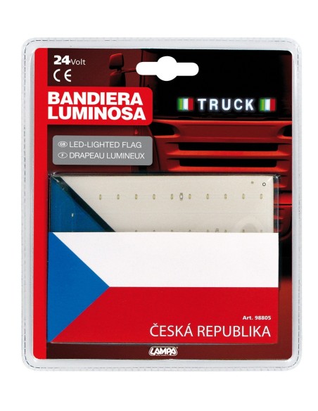 BANDIERA REP.CECA A LED 24V