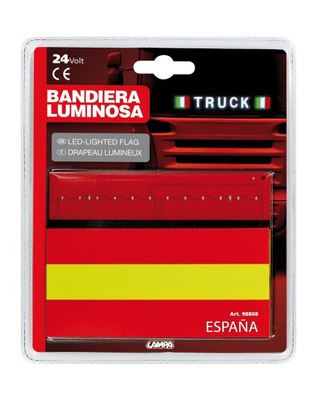 BANDIERA SPAGNOLA A LED 24V