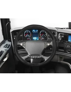 PREMIUM C/VOLANTE PELLE NERO 44-46CM CUCIT.NERO 2