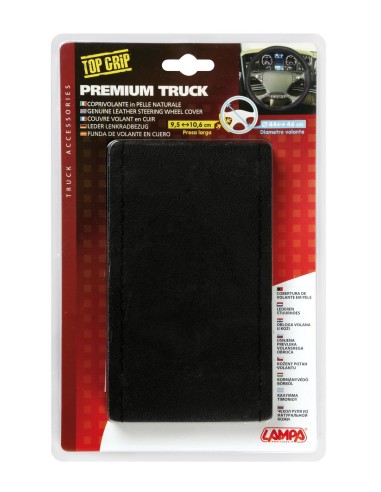 PREMIUM C/VOLANTE PELLE NERO 44-46CM CUCIT.NERO